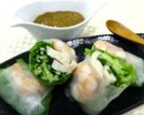 サラダチキンの和風生春巻き作り方10写真