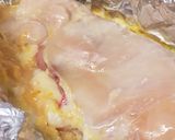 鶏胸肉のハムチーズサンド ピカタ☆*+作り方6写真