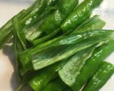 簡単☆牛肉とししとうの甘辛煮作り方1写真