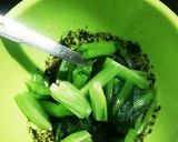 隠し味はお酢！？小松菜のごま和え作り方3写真