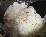塩麹でえのきの炊き込みご飯作り方4写真