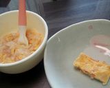 離乳食オムレツ＆スープお粥の具！作り方3写真