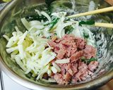 簡単!イベリコ豚とチーズのチヂミ作り方3写真