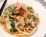 水菜＆豚の生姜焼き風味☆焼きうどん作り方6写真