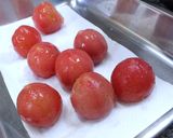 グルメ介護／フルーツトマトのババロワ作り方1写真