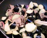 ぱぱっと！茄子と牛肉の炒め煮作り方3写真