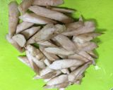 ごぼう平打麺煮込み作り方1写真