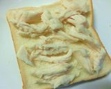 サラチキ×温玉の塩昆布和トースト作り方1写真