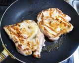 鶏もも肉のガーリックバター醤油ステーキ作り方9写真