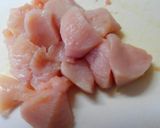 鶏むね肉とレタス トマトの味噌中華スープ作り方3写真