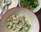 アボカドえびブロッコリーのわさび醤油マヨ作り方3写真