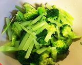 茎も食べちゃう!ブロッコリーの胡麻鰹和え作り方1写真