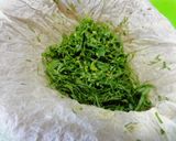 *千切り大葉の冷凍保存*作り方1写真