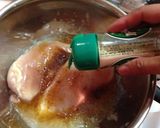玉ねぎとドレッシング漬けのムネ肉のボイル作り方3写真