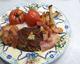 焼き蒸しハンバーグ作り方5写真