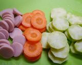 節約！ブロッコリーの茎のマヨガラ炒め作り方1写真