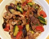 彩り野菜とカリカリ豚肉の冷製さっぱり和え作り方7写真