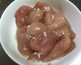 お弁当に☆鶏ささみのマヨネーズ焼き作り方1写真