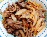 超簡単☆牛こまのレモン風味炒め作り方4写真