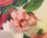 かわいいお花のハム作り方5写真