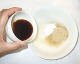 鶏もも肉の簡単酢豚風♪揚げない酢豚のタレ作り方5写真