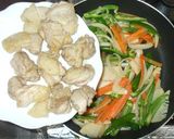 鶏もも肉の簡単酢豚風♪揚げない酢豚のタレ作り方10写真