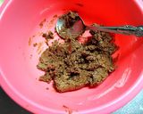 材料3つde簡単ﾍﾙｼｰ♡ﾁｮｺｸｯｷｰ作り方2写真