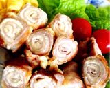 お弁当にも！豚バラで肉巻きチーズ作り方8写真