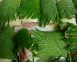 チーズ＆しそ包み鳥胸肉の揚げ餃子風作り方3写真