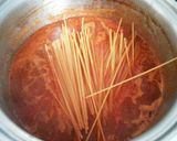 海老のトマトクリームスープの余りパスタ☆作り方1写真