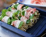 グリラーで　豚バラともやしの蒸ししゃぶ作り方1写真