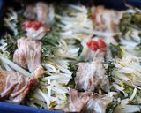 グリラーで　豚バラともやしの蒸ししゃぶ作り方4写真