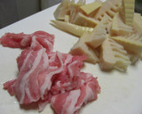 ✿豚肉とたけのこのおかか炒め✿作り方1写真