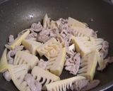 ✿豚肉とたけのこのおかか炒め✿作り方2写真