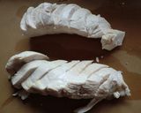蒸し鶏のトマトソース　息子のダイエット食作り方6写真
