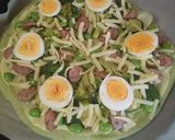 アボカドチーズソースDE野菜グリーンピザ作り方11写真