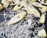 筍と春野菜の炒め物♪作り方1写真