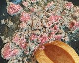 【キーマカレー】半熟たまご添え♫作り方2写真
