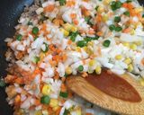 【キーマカレー】半熟たまご添え♫作り方3写真