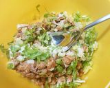 簡単コツなしおかず！ちくわ納豆磯辺揚げ作り方2写真
