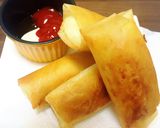 激うま！たらマヨチーズもち春巻き(^^)作り方9写真