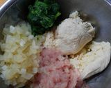 簡単！ほうれん草入り餡掛け豆腐ハンバーグ作り方10写真
