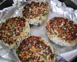 簡単！ほうれん草入り餡掛け豆腐ハンバーグ作り方13写真