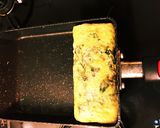 お弁当に!春菊入りの卵焼き作り方4写真