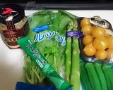 10分で簡単　野菜畑　オイルパスタ！　作り方1写真