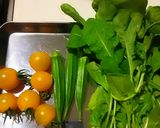 10分で簡単　野菜畑　オイルパスタ！　作り方2写真