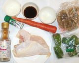 鶏むね肉ピーマンの香りのよい粉山椒炒め物作り方1写真