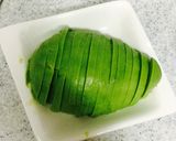 アボカドとサーモンのシャキシャキ生春巻き作り方1写真