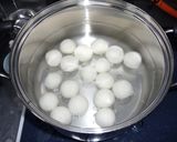 そら豆つぶっ♪つぶっ♬つぶあん団子♥作り方16写真