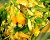 10分で簡単　野菜畑　オイルパスタ！　作り方9写真